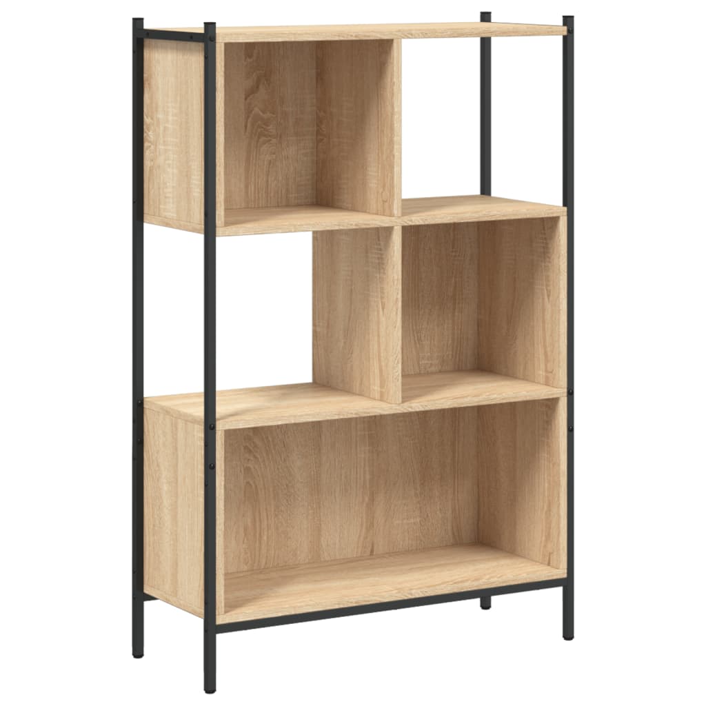 Boekenkast 72x28x109 cm bewerkt hout