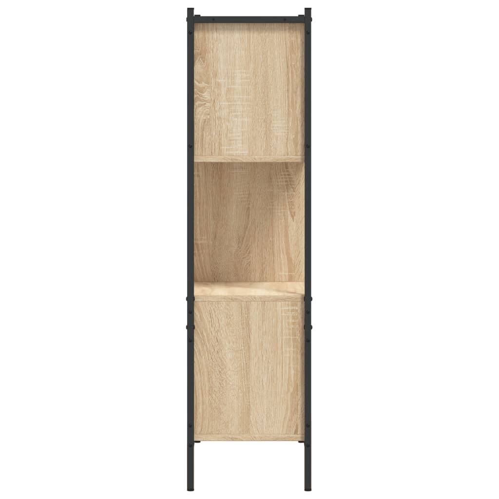 Boekenkast 72x28x109 cm bewerkt hout