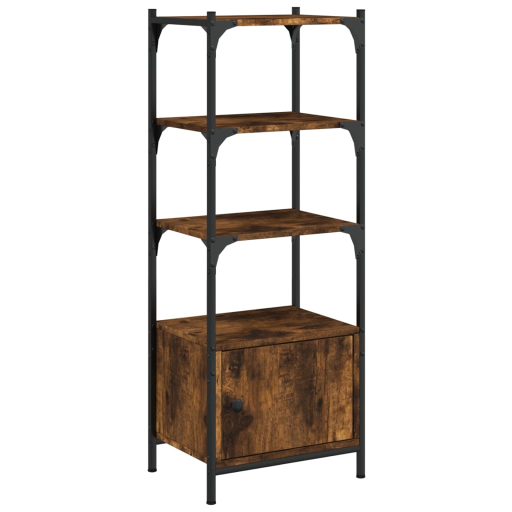 Boekenkast 3-laags 70x30x109,5 cm bewerkt hout