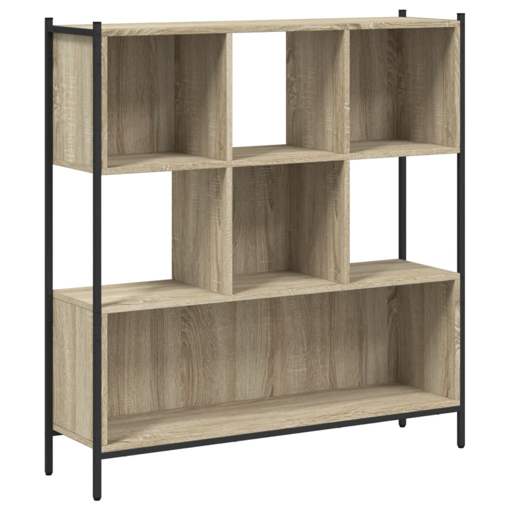 Boekenkast 102x28x172 cm bewerkt hout