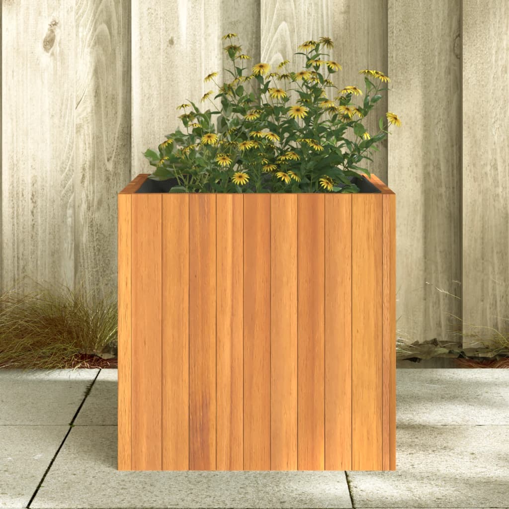 Plantenbak 45x45x90 cm massief acaciahout