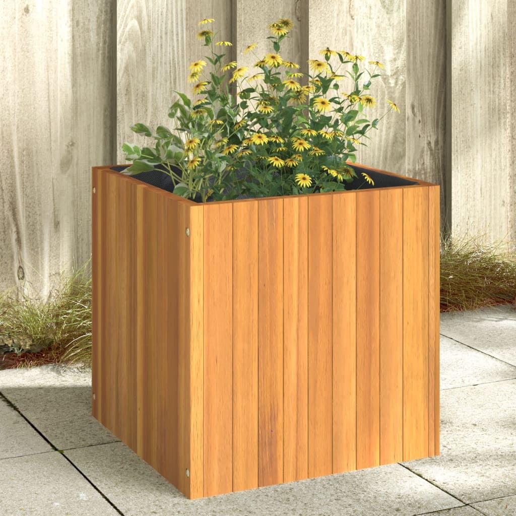 Plantenbak 45x45x90 cm massief acaciahout