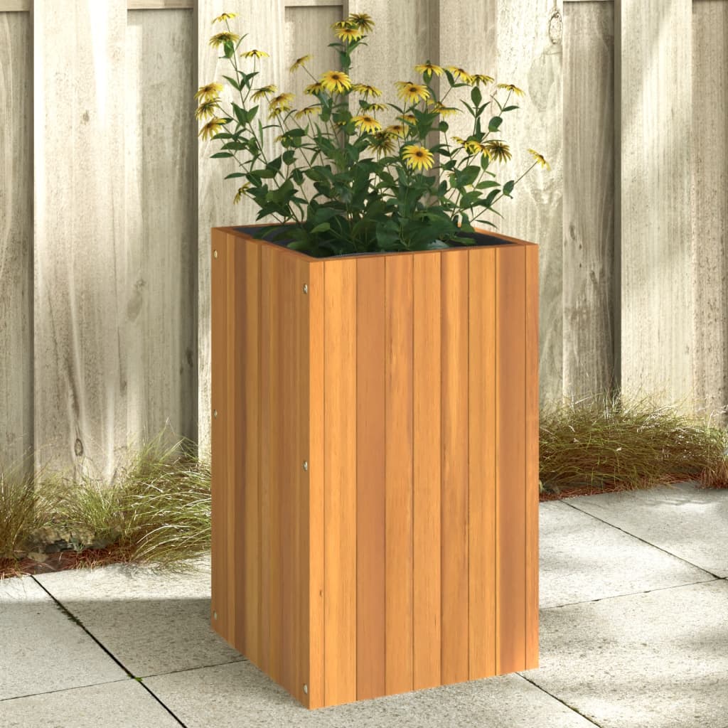 Plantenbak 45x45x90 cm massief acaciahout