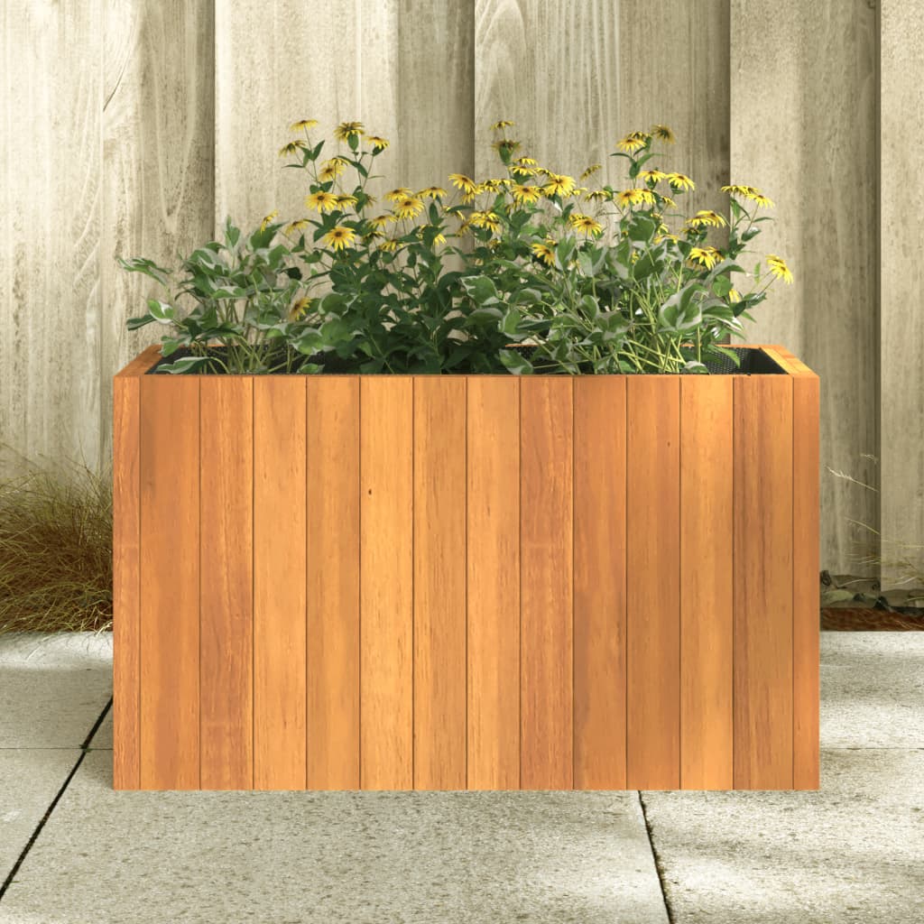 Plantenbak 45x45x90 cm massief acaciahout