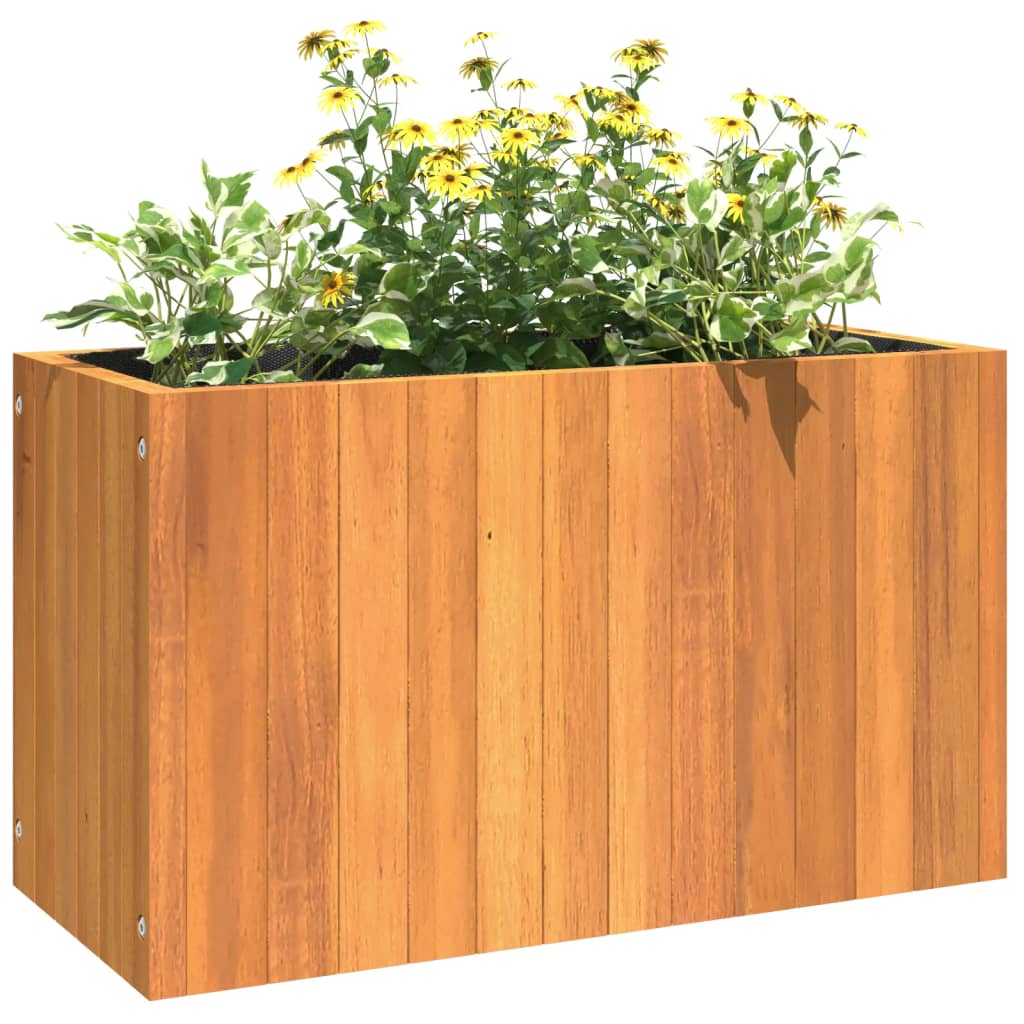 Plantenbak 45x45x90 cm massief acaciahout