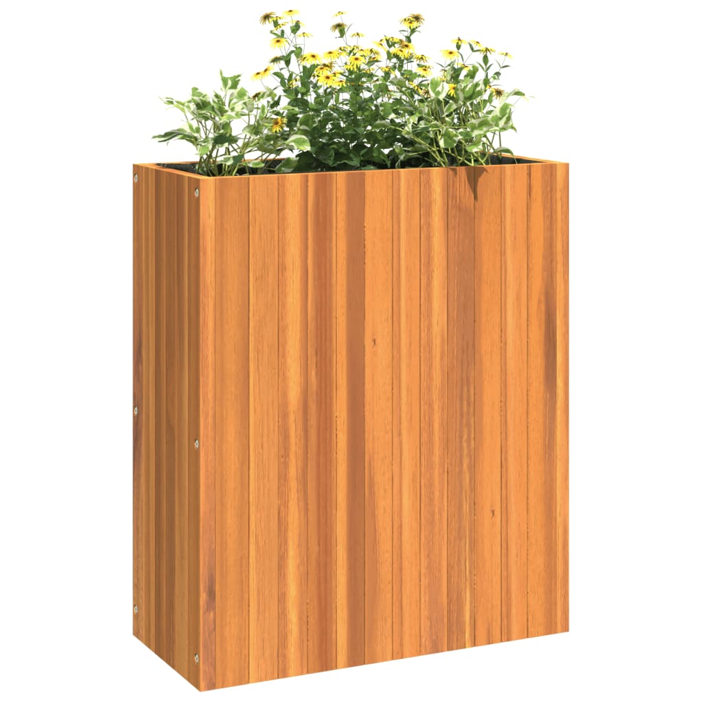 Plantenbak 45x45x90 cm massief acaciahout