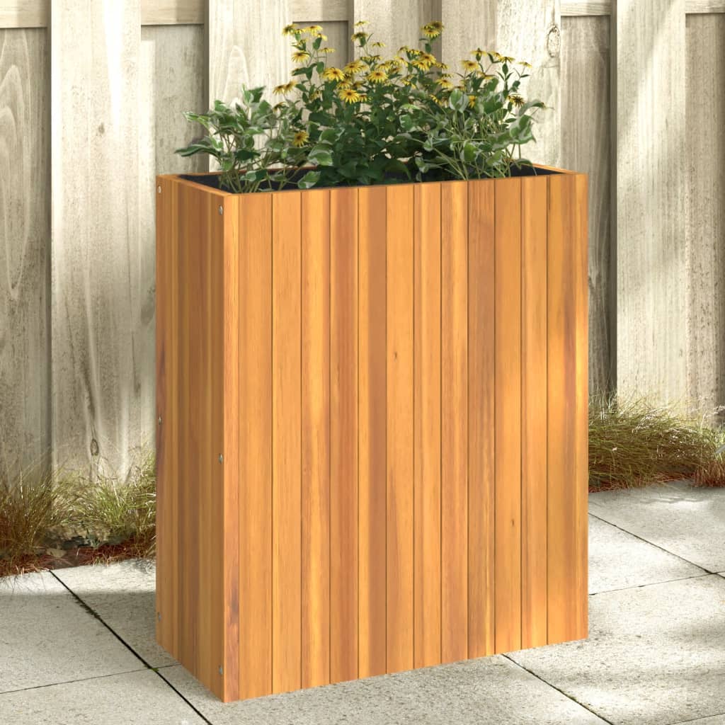 Plantenbak 45x45x90 cm massief acaciahout