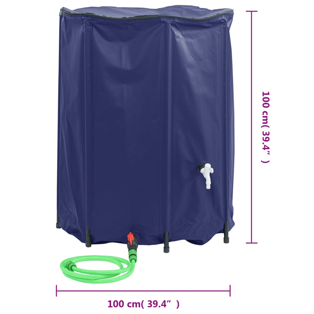 Watertank met kraan opvouwbaar 500 L PVC