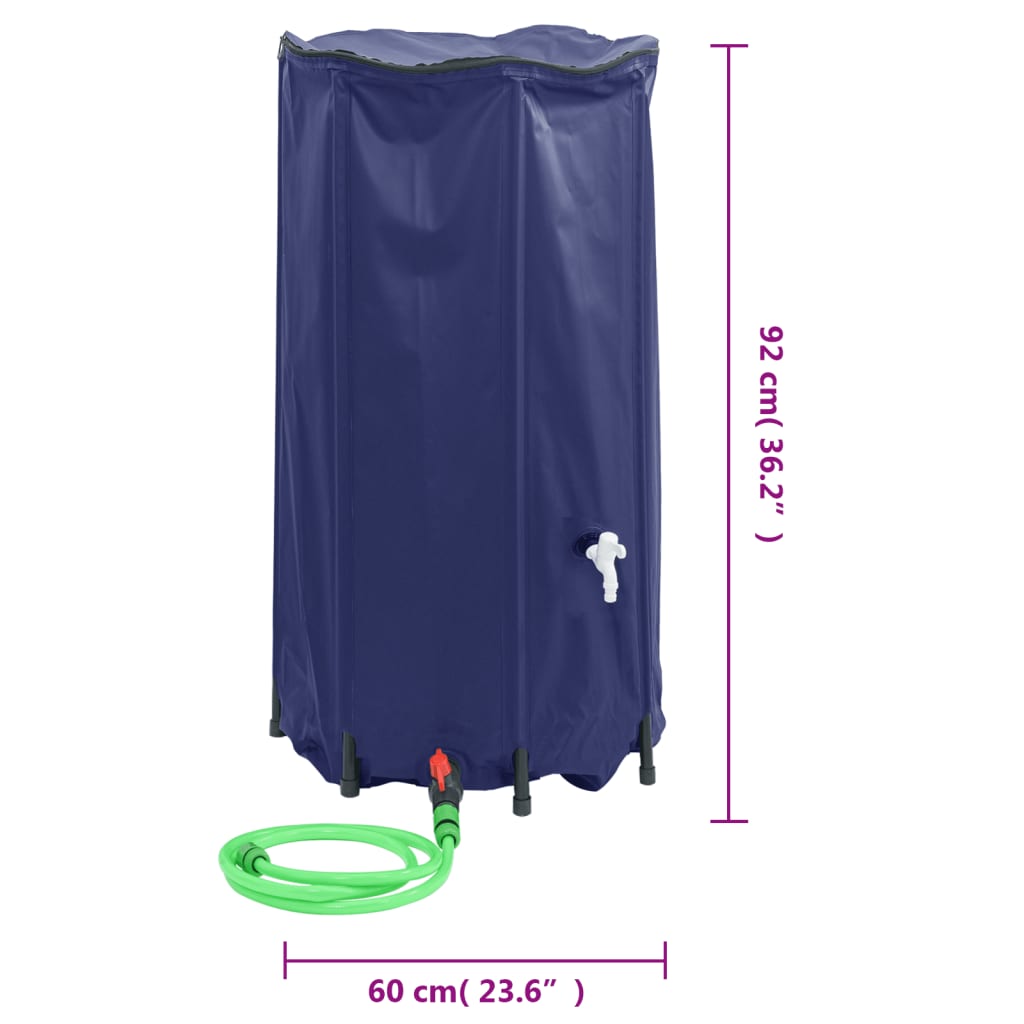 Watertank met kraan opvouwbaar 100 L PVC