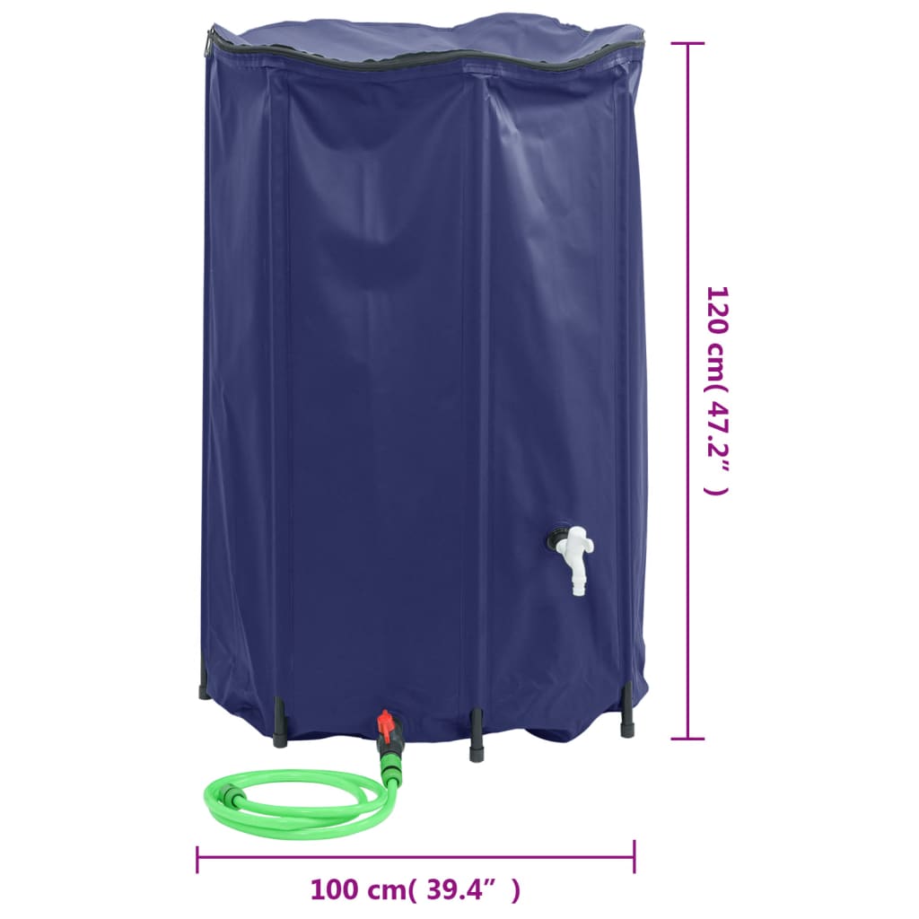 Watertank met kraan opvouwbaar 500 L PVC