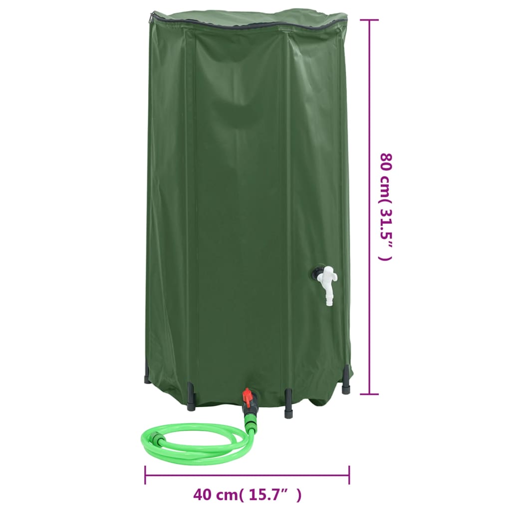 Watertank met kraan opvouwbaar 100 L PVC