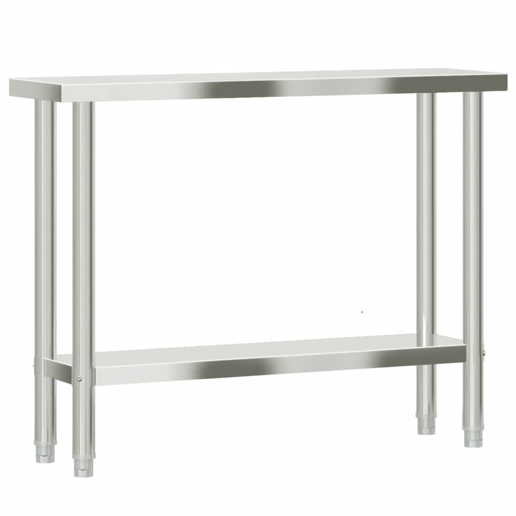 Keukenwerktafel 110x55x85 cm roestvrij staal