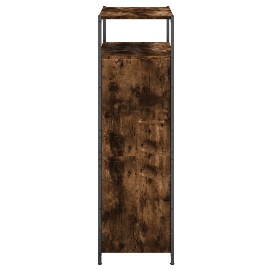 Schoenenkast 75x34x112 cm bewerkt hout eikenkleurig