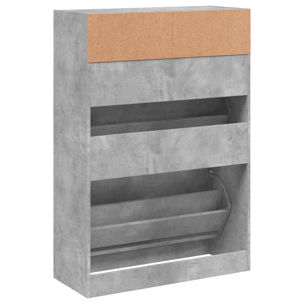 Schoenenkast met 2 klaplades 80x34x116 cm