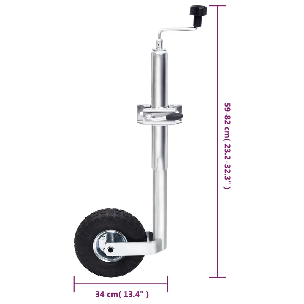 Neuswiel met splitklem en wielblokken 48 mm