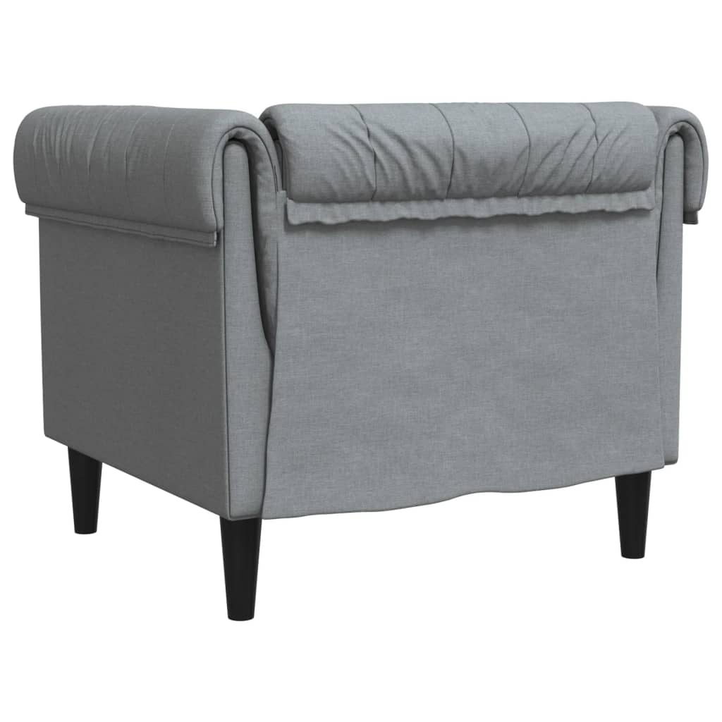 Fauteuil Chesterfield-stijl stof