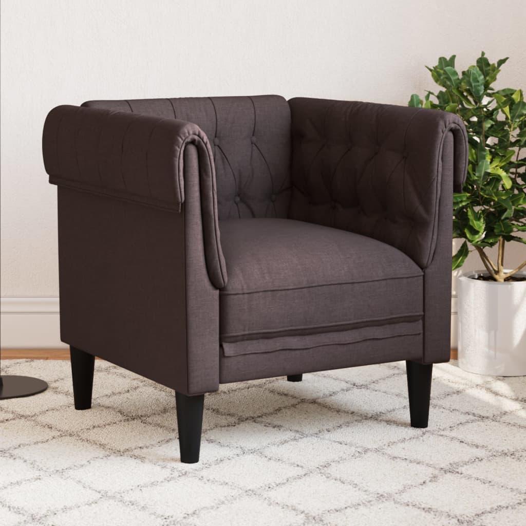 Fauteuil Chesterfield-stijl stof