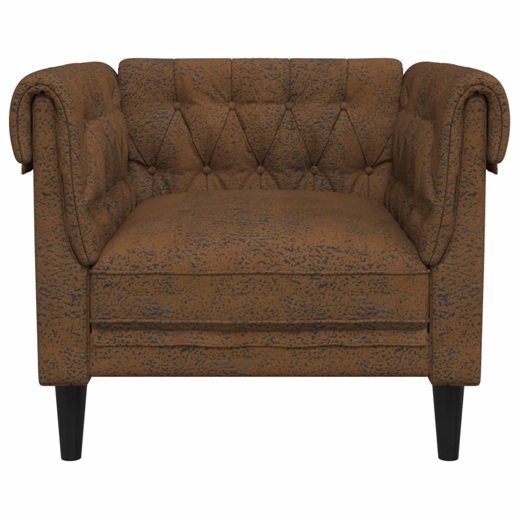 Fauteuil Chesterfield-stijl stof