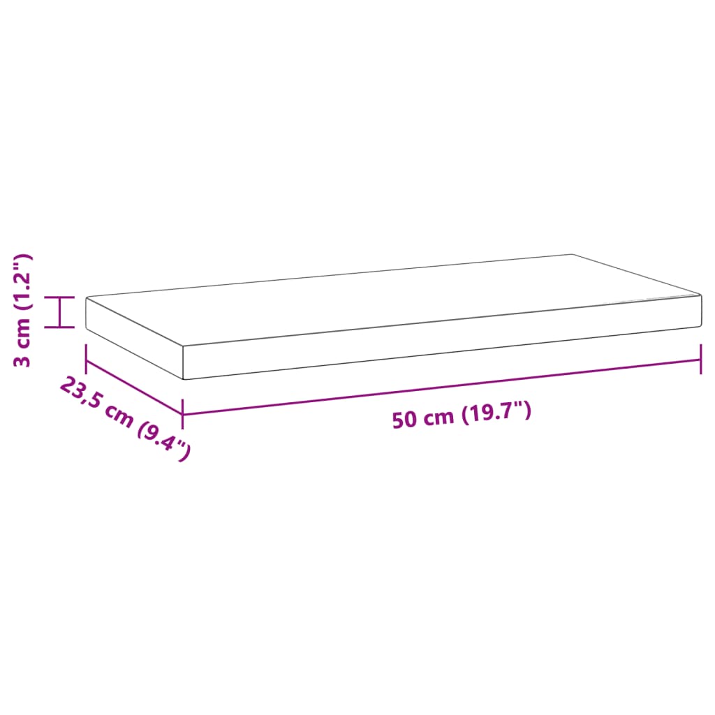 Wandschappen 2 st 100x23,5x3 cm roestvrijstaal zilverkleurig