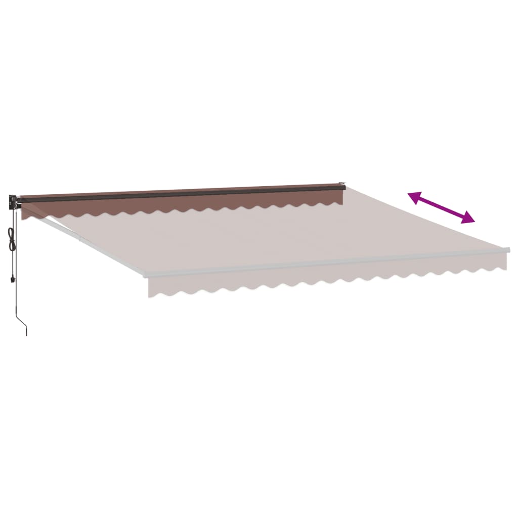 Luifel automatisch uitschuifbaar 3x2,5 m