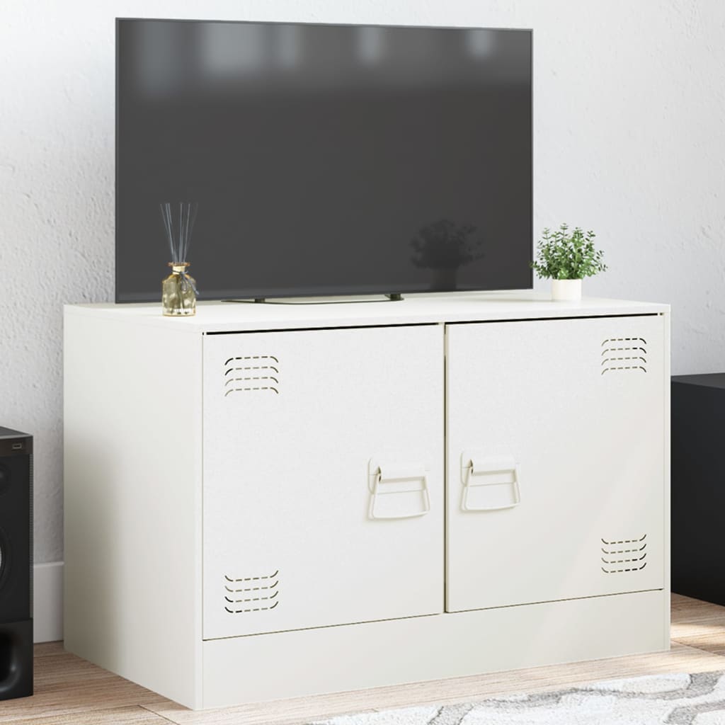 Tv-meubelen 2 st 67x39x44 cm staal