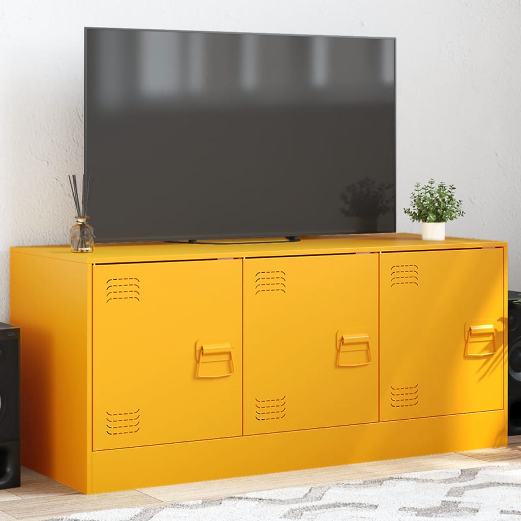 Tv-meubel 99x39x44 cm staal