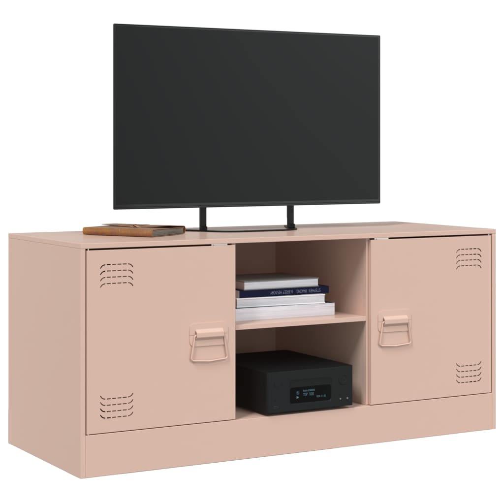 Tv-meubel 99x39x44 cm staal