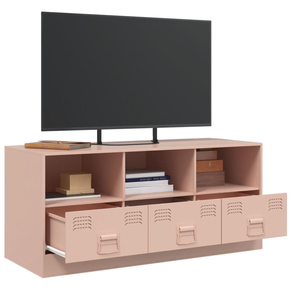 Tv-meubel 99x39x44 cm staal antracietkleurig