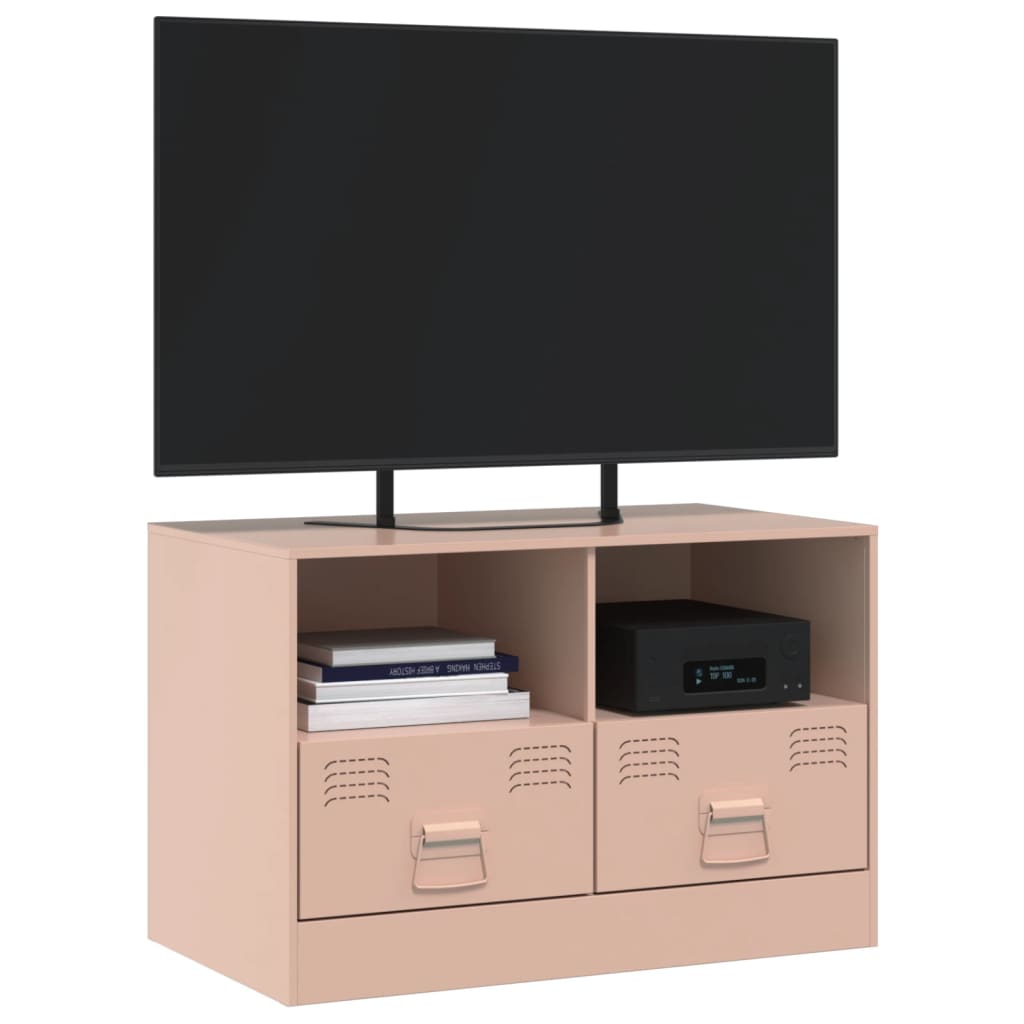 Tv-meubelen 2 st 67x39x44 cm staal