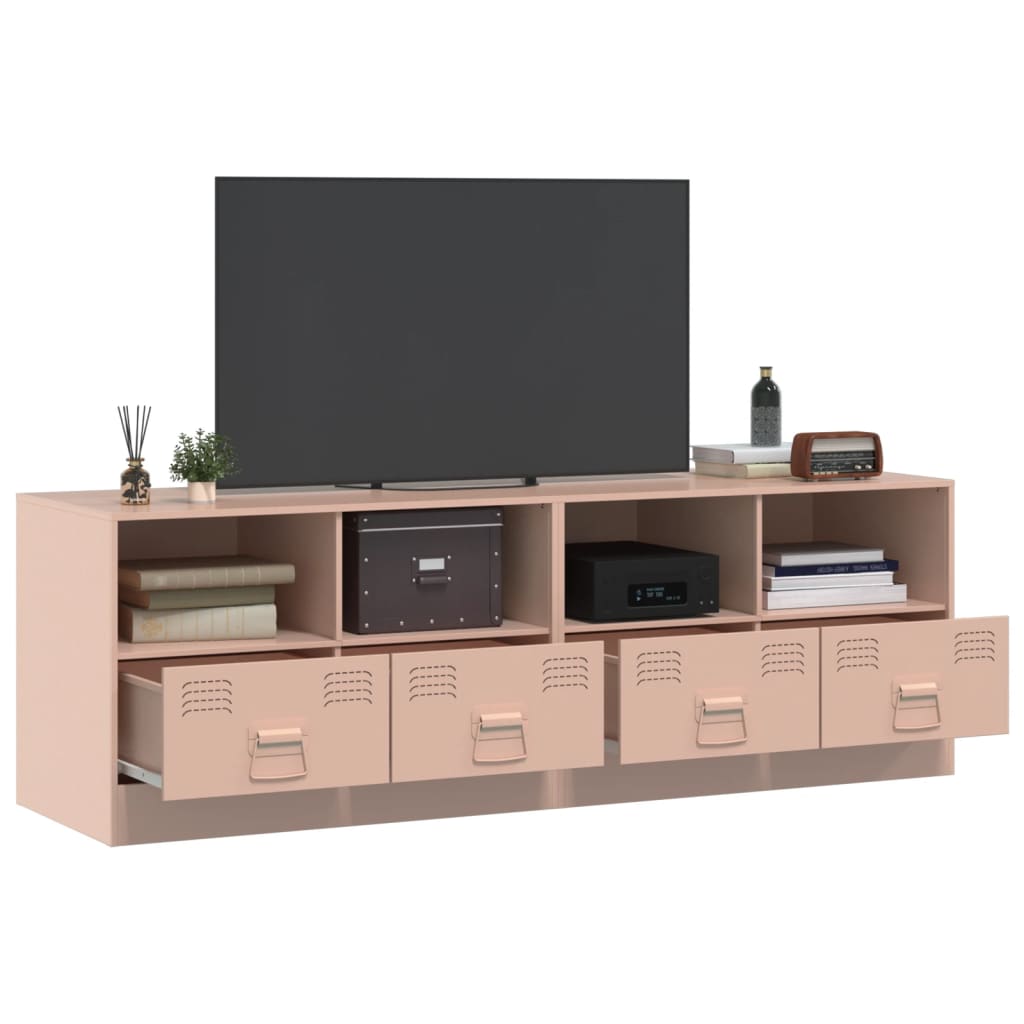 Tv-meubelen 2 st 67x39x44 cm staal