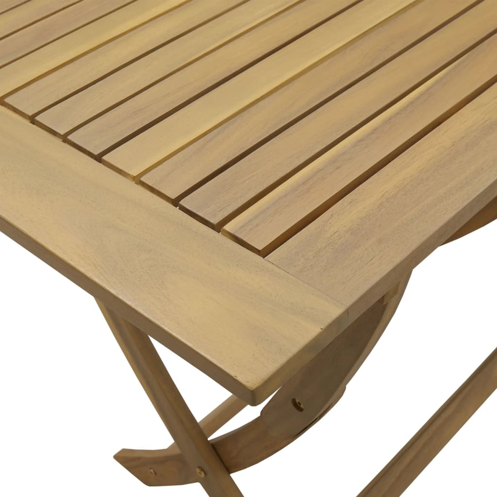 Tuintafel inklapbaar 160x85x75 cm massief acaciahout