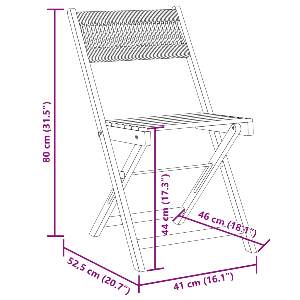 Tuinstoelen 6 st inklapbaar massief acaciahout beige