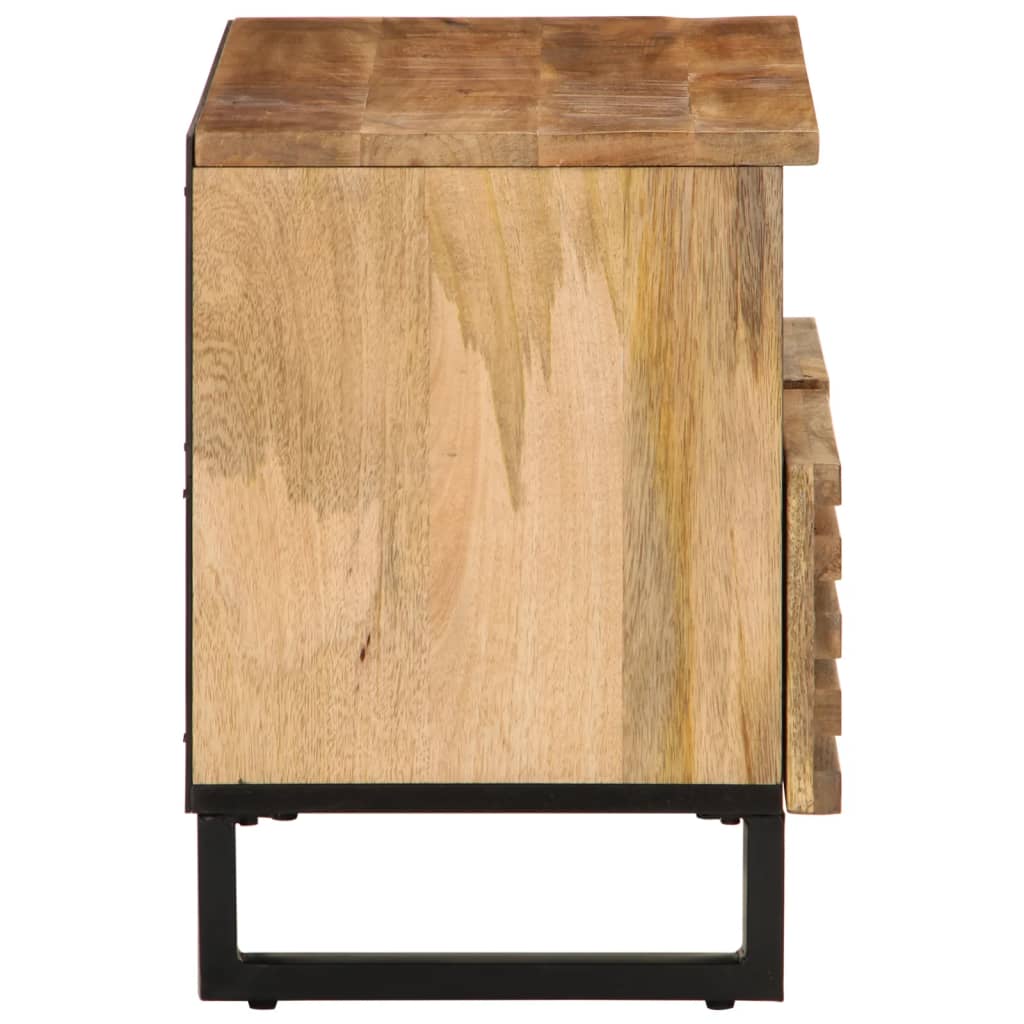 Tv-meubel 70x34x46 cm massief mangohout bruin