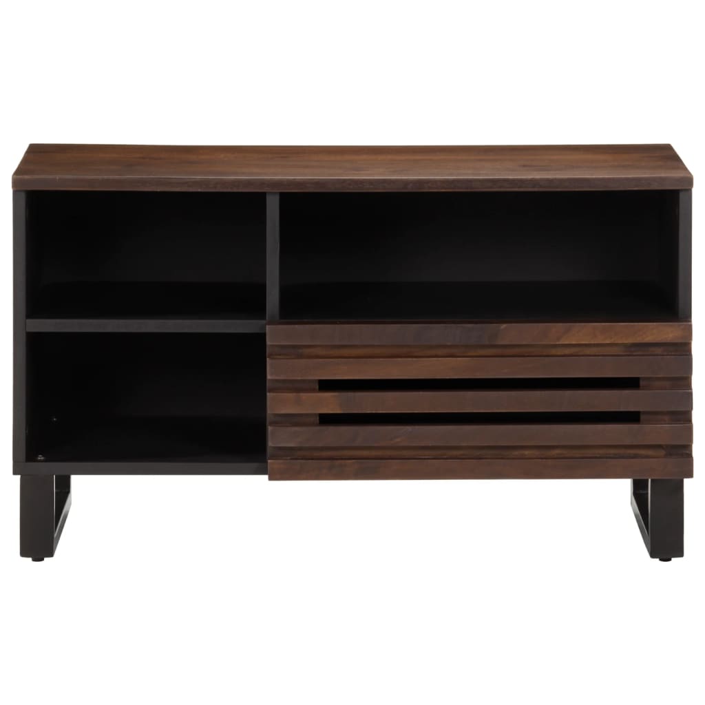 Tv-meubel 80x34x46 cm massief ruw mangohout