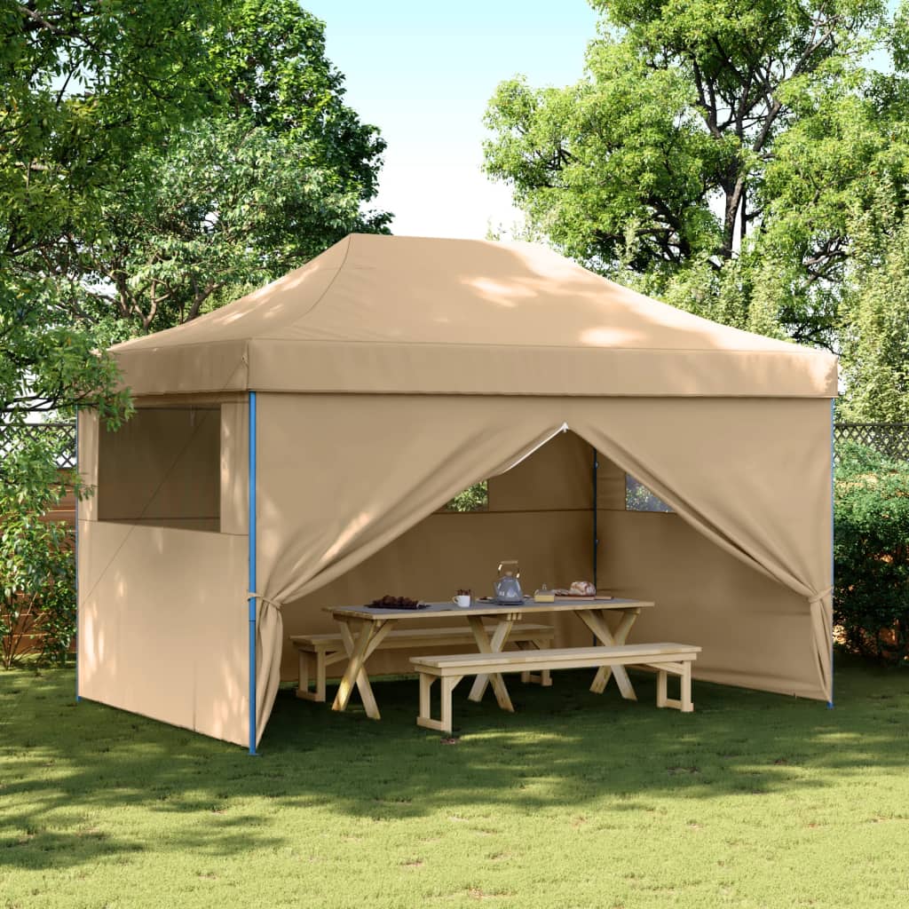 Partytent inklapbaar pop-up met 4 zijwanden