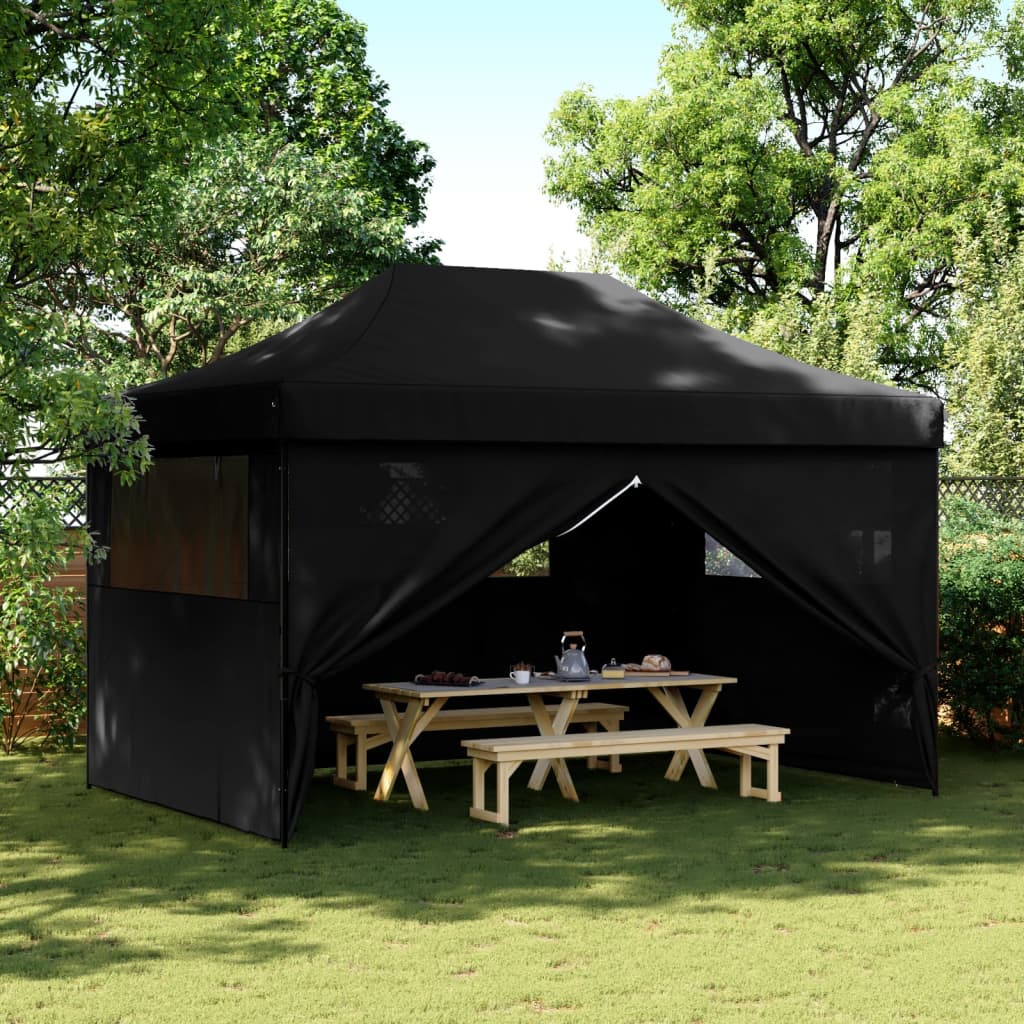 Partytent inklapbaar pop-up met 4 zijwanden