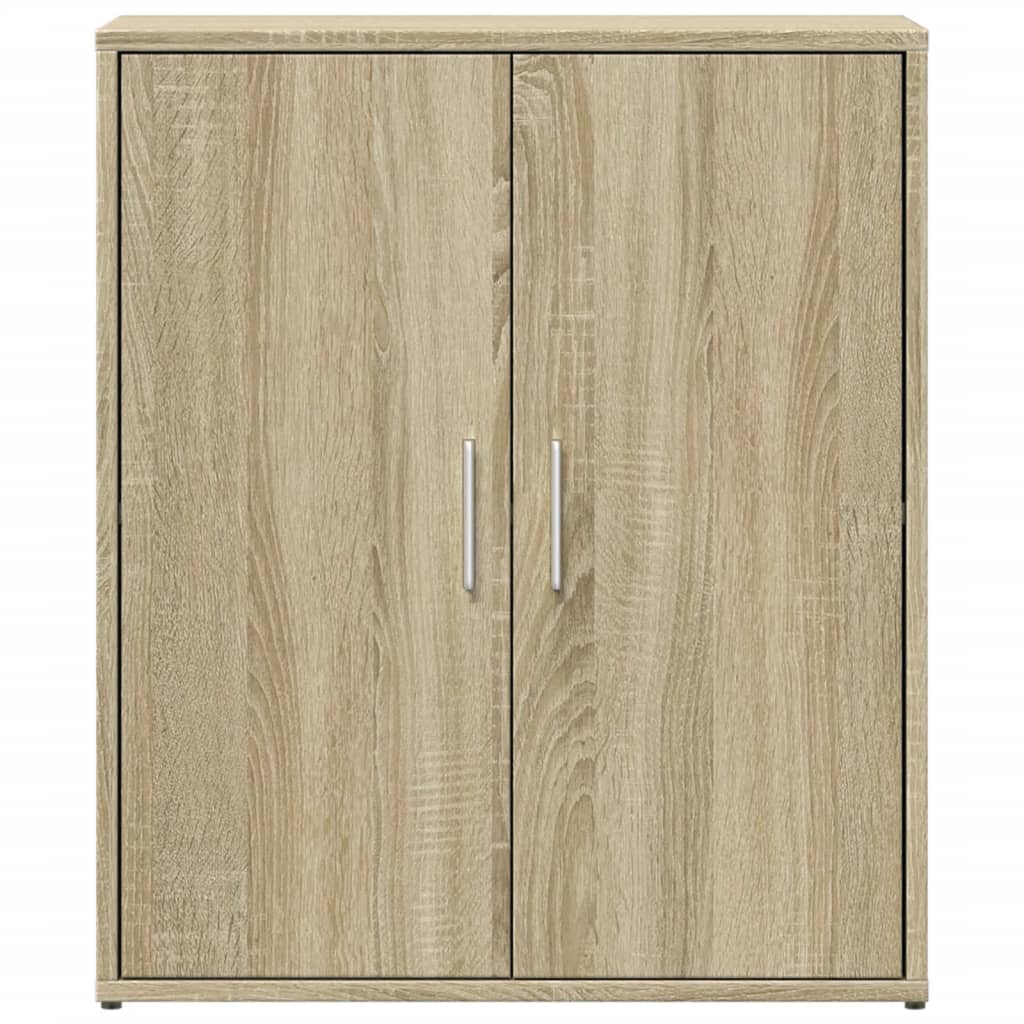 Dressoir 60x31x70 cm bewerkt hout eikenkleurig