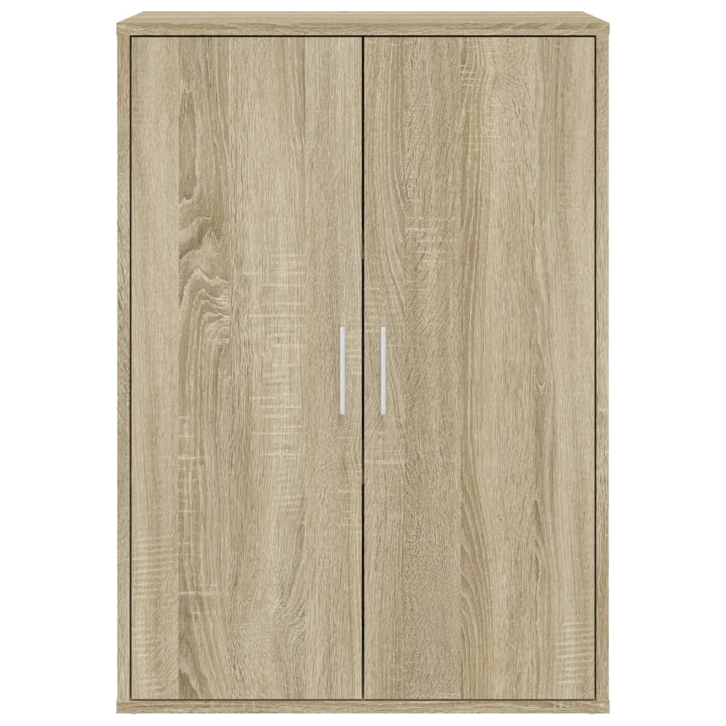 Dressoir 60x31x84 cm bewerkt hout eikenkleurig