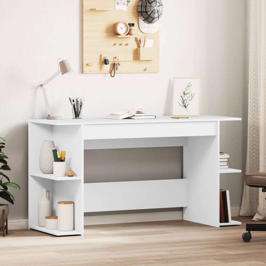 Bureau 140x50x75 cm bewerkt hout