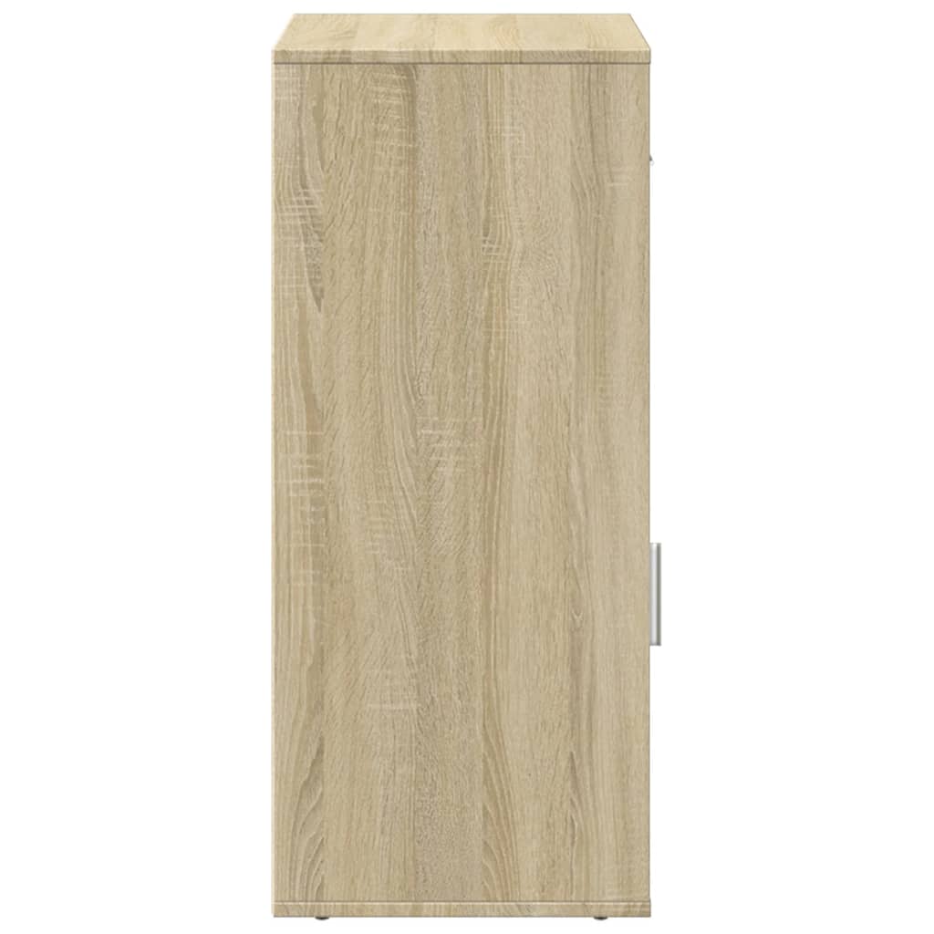 Opbergkast 56,5x39x90 cm bewerkt hout eikenkleurig