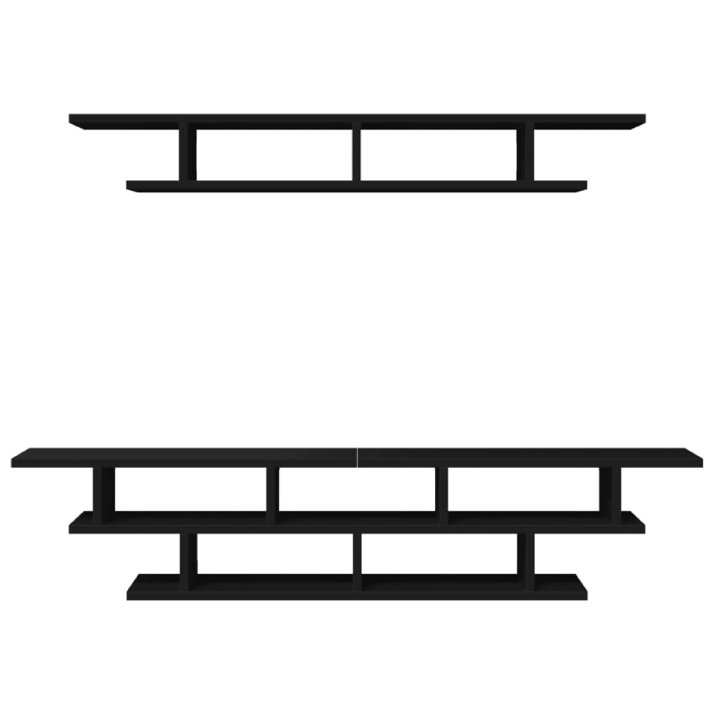 Tv-wandmeubelset eikenkleurig