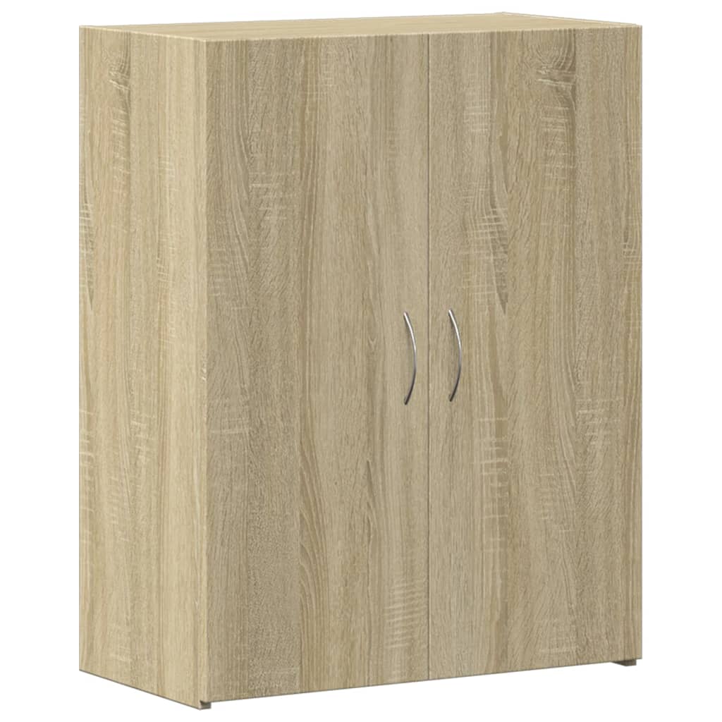 Archiefkast 60x32x115 cm bewerkt hout