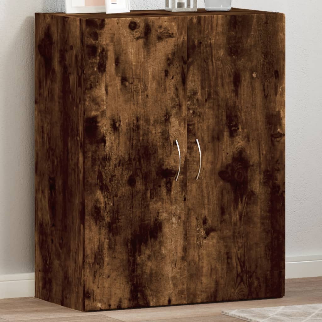 Archiefkast 60x32x115 cm bewerkt hout