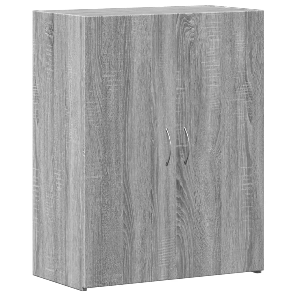 Archiefkast 60x32x115 cm bewerkt hout