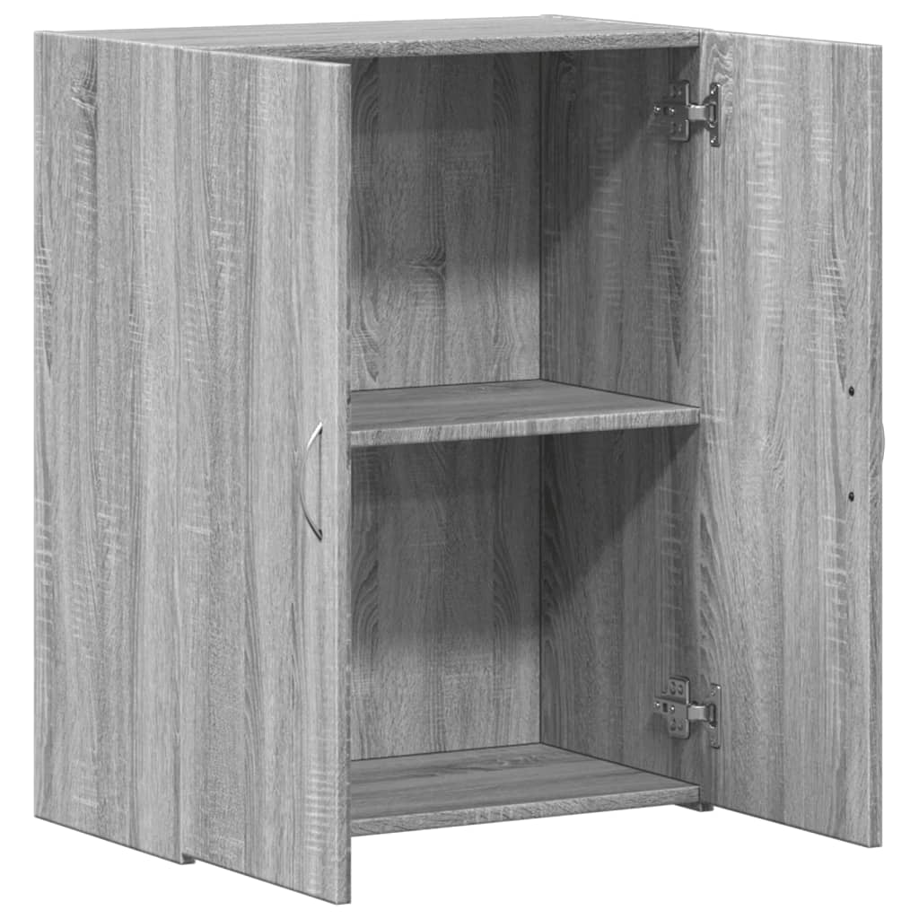 Archiefkast 60x32x115 cm bewerkt hout