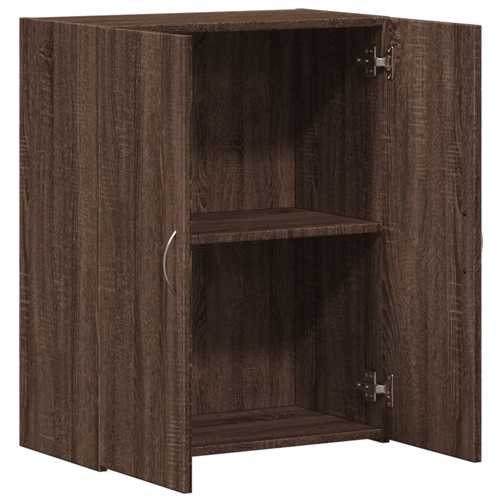 Archiefkast 60x32x115 cm bewerkt hout