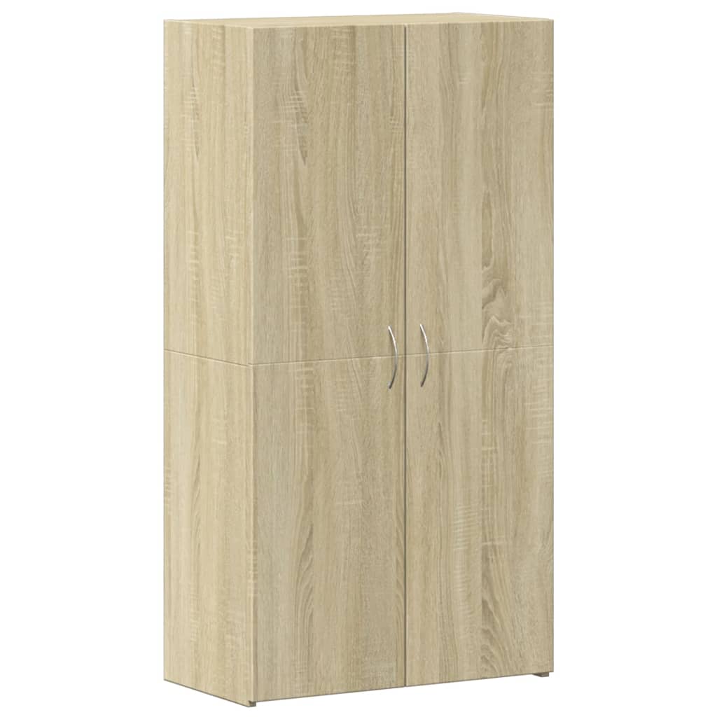 Archiefkast 60x32x115 cm bewerkt hout