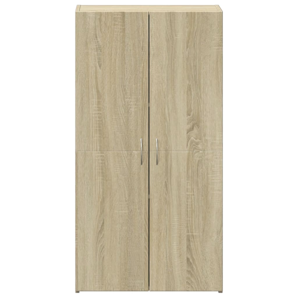 Archiefkast 60x32x115 cm bewerkt hout