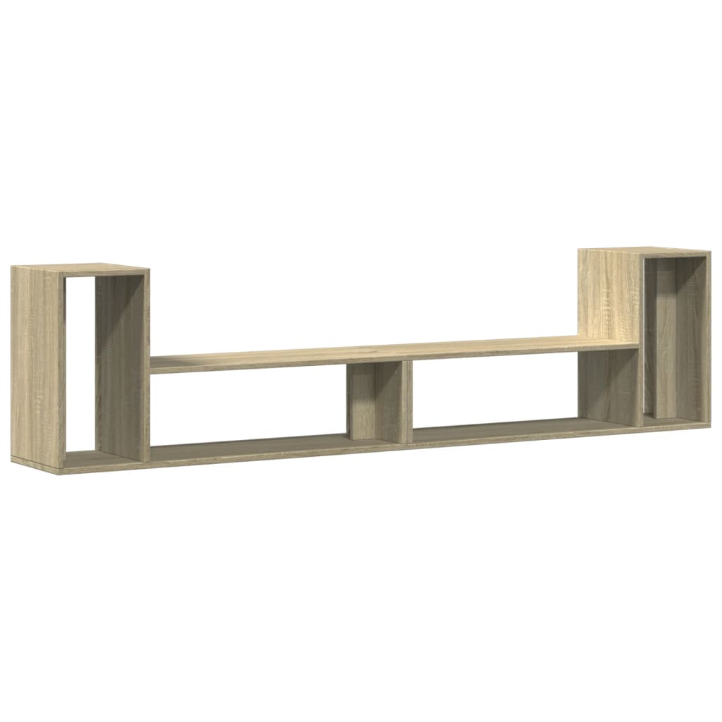 Tv-meubelen 2 st 100x30x50 cm bewerkt hout grijs sonoma eiken