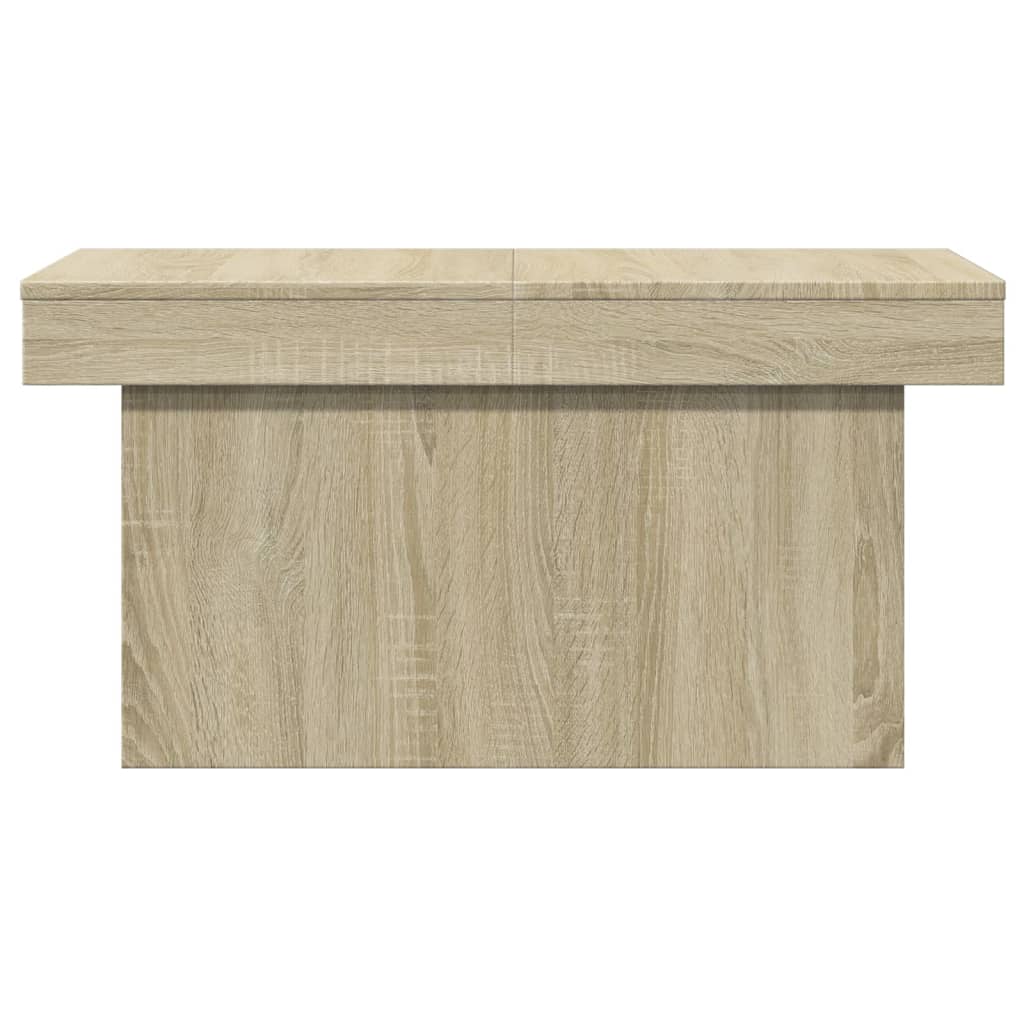 Salontafel 100x55x40 cm bewerkt hout eikenkleurig